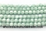 CAS302 15.5 inches 8mm round snowflake angelite gemstone beads