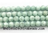 CAS304 15.5 inches 12mm round snowflake angelite gemstone beads