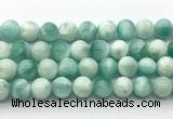 CAS313 15.5 inches 12mm round snowflake angelite gemstone beads