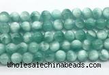 CAS332 15.5 inches 10mm round peacock angelite gemstone beads