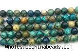 CAZ18 15.5 inches 10mm round azurite gemstone beads