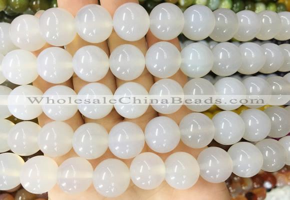 AGBS115 15 inches 14mm round agate gemstone beads wholesale