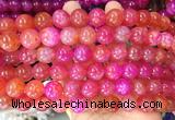 AGBS124 15 inches 14mm round agate gemstone beads wholesale