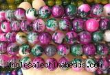 AGBS144 15 inches 14mm round agate gemstone beads wholesale