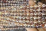 AGBS179 15 inches 6mm round tibetan dzi agate beads wholesale