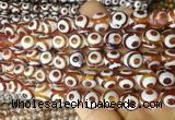 AGBS181 15 inches 10mm round tibetan dzi agate beads wholesale