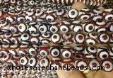 AGBS185 15 inches 10mm round tibetan dzi agate beads wholesale