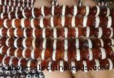 AGBS188 15 inches 8mm round tibetan dzi agate beads wholesale