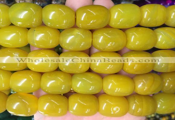 AGBS89 15 inches 13*18mm drum agate gemstone beads wholesale