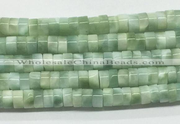 ASBS02 15 inches 3*6mm heishi peacock angelite gemstone beads