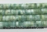 ASBS03 15 inches 3*8mm heishi peacock angelite gemstone beads