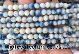 BIBS08 15 inches 6mm round blue ice glacierite stone beads wholesale