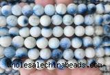 BIBS10 15 inches 10mm round blue ice glacierite stone beads wholesale