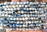 BIBS14 15 inches 6mm faceted nuggets blue ice glacierite stone beads wholesale