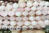 BLBS01 15 inches 10*11mm bell rose quartz beads wholesale