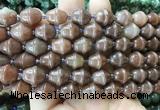 BLBS06 15 inches 10*11mm bell purple aventurine jade beads wholesale