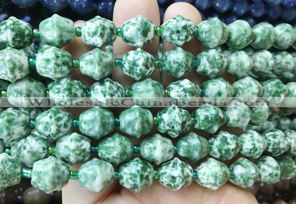 BLBS11 15 inches 10*11mm bell Qinghai jade beads wholesale