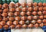 BLBS17 15 inches 10*11mm bell red jasper beads wholesale