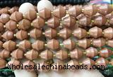 BLBS18 15 inches 10*11mm bell golden sandstone beads wholesale