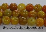 CAA1041 15.5 inches 6mm round dragon veins agate beads wholesale