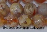 CAA1074 15.5 inches 12mm round sakura agate gemstone beads