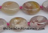 CAA1120 15.5 inches 15*20mm nuggets sakura agate gemstone beads