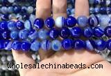 CAA1582 15.5 inches 12mm round banded agate beads wholesale