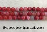 CAA1895 15.5 inches 14mm round banded agate gemstone beads