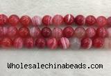 CAA1896 15.5 inches 16mm round banded agate gemstone beads