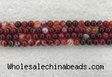 CAA1921 15.5 inches 6mm round banded agate gemstone beads