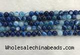 CAA1931 15.5 inches 6mm round banded agate gemstone beads