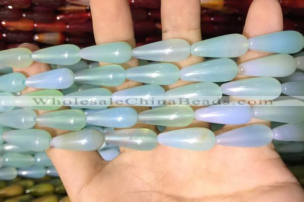 CAA2056 15.5 inches 8*20mm teardrop agate beads wholesale