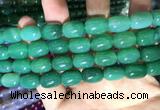 CAA2124 15.5 inches 10*14mm drum agate beads wholesale