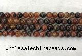 CAA2321 15.5 inches 10mm round banded agate gemstone beads