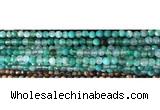 CAA2888 15 inches 6mm faceted round fire crackle agate beads wholesale