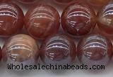 CAA3503 15.5 inches 10mm round AB-color fire agate beads wholesale