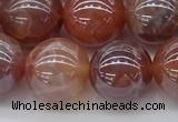 CAA3504 15.5 inches 12mm round AB-color fire agate beads wholesale