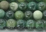 CAA3516 15.5 inches 6mm round AB-color grass agate beads wholesale