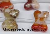 CAA3613 15.5 inches 18*25mm - 20*30mm bone sakura agate beads