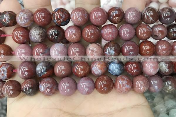 CAA3623 15.5 inches 10mm round Portuguese agate beads wholesale