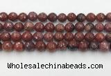 CAA3631 15.5 inches 10mm faceted round Portuguese agate beads