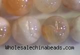 CAA3644 15.5 inches 8mm round sakura agate beads wholesale