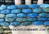 CAA3721 15.5 inches 9*22mm - 11*25mm rice chrysanthemum agate beads