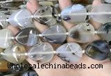 CAA3745 15.5 inches 22*30mm flat teardrop Montana agate beads