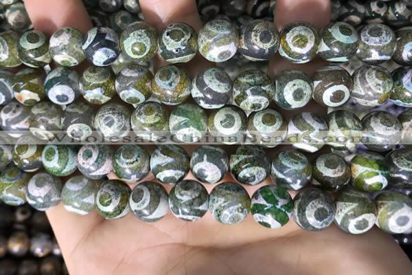 CAA3909 15 inches 10mm round tibetan agate beads wholesale