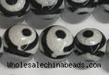 CAA3991 15 inches 8mm round tibetan agate beads wholesale