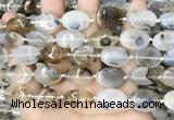 CAA4373 15.5 inches 13*18mm oval Montana agate beads wholesale