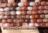 CAA4568 15.5 inches 8*12mm - 9*14mm rice south red agate beads