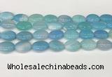 CAA4665 15.5 inches 13*18mm oval banded agate beads wholesale