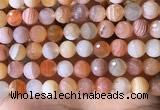 CAA4858 15.5 inches 12mm faceted round botswana agate beads